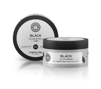 Maria Nila Măsură de hrănire moale fără pigmenți coloranți permanenți Negru ( Colour Refresh Mask) 300 ml