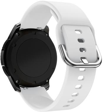 4wrist Curea din silicon pentru Samsung - 22 mm - White