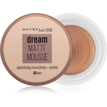 Maybelline Dream Matte Mousse machiaj cu efect matifiant culoare 10 Ivory 18 ml
