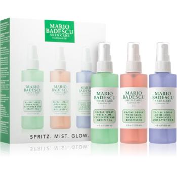 Mario Badescu SPRITZ. MIST. GLOW. set cadou (pentru luminozitate si hidratare)