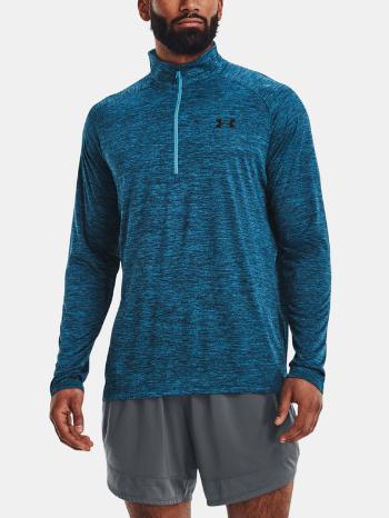 Under Armour UA Tech 2.0 1/2 Zip Tricou Albastru