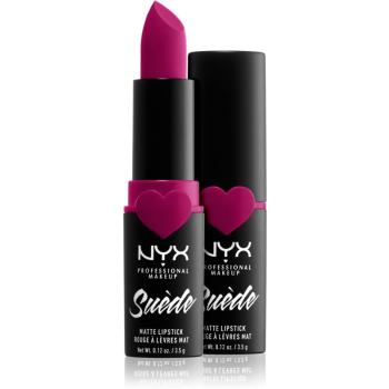 NYX Professional Makeup Suede Matte  Lipstick ruj mat culoare 12 Clinger 3.5 g