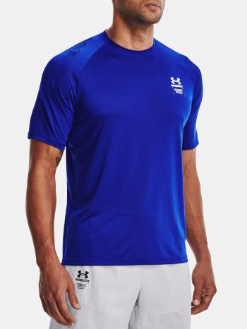 Under Armour UA Armourprint SS Tricou Albastru