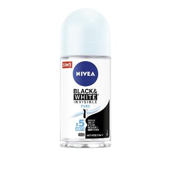 Nivea Ball antiperspirant Invizibil pentru Black & alb pur 50 ml