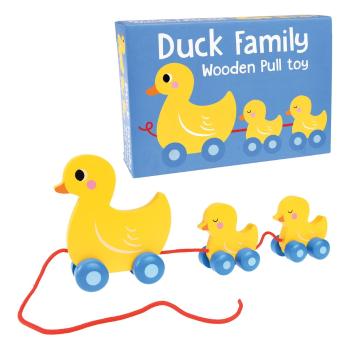 Rațe de jucărie cu roți Rex London Duck Family