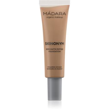 MÁDARA Skinonym Semi-Matte Peptide machiaj persistent cu peptide culoare #65 Warm Tan 30 ml