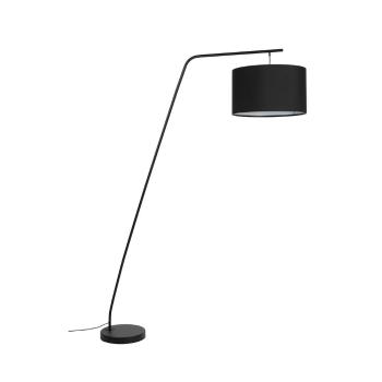 Lampadar negru cu abajur textil (înălțime 220 cm) Martine – White Label