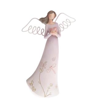 Decorațiune în formă de înger Dakls Angel, înălțime 21 cm