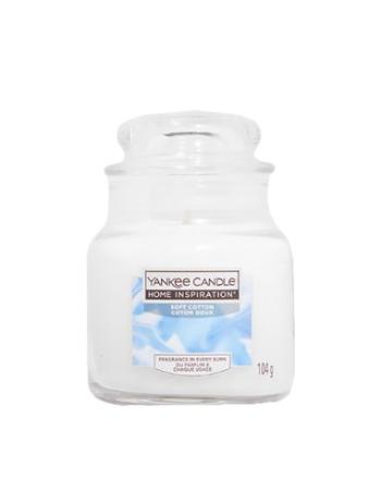 Yankee Candle Lumânare parfumată Home Inspiration mică Soft Cotton 104 g