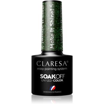 Claresa SoakOff UV/LED Color Make It Shine! lac de unghii sub forma de gel culoare 5 5 g