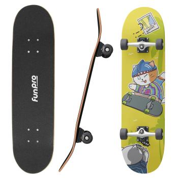 Fun pro Skate 21 Skateboard mare pentru tineri Lemn de arțar Design cool