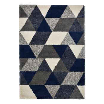 Covor Think Rugs Royal Nomadic Angles, 120 x 170 cm, albastru gri