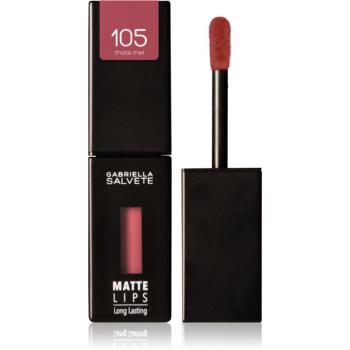 Gabriella Salvete Matte Lips Ruj de buze lichid, de lunga durata cu efect matifiant culoare 105 That's Me! 4,5 ml