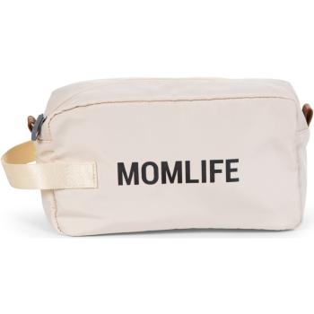 Childhome Momlife Toiletry Bag geantă pentru cosmetice Off White Black 1 buc