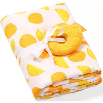 BabyOno Take Care Set set cadou pentru nou-nascuti si copii Orange