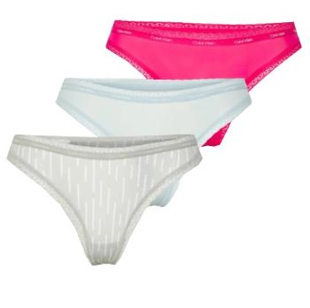 Calvin Klein 3 PACK - tanga pentru femei QD3802E-6VW S