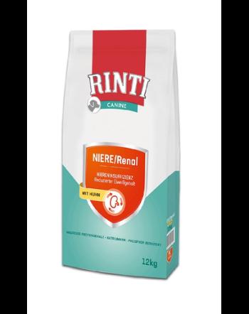 RINTI Сanine Niere/Renal Chicken 12 kg hrana dietetica cu pui, pentru caini