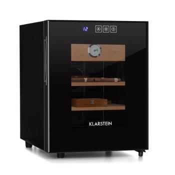 Klarstein El Presidente 33, humidor, 50 W, tactil, lemn, 33 l, LED, negru