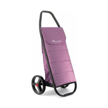 Sacoșă de cumpărături cu roți 53 l Com Tweed Polar Black Tube – Rolser