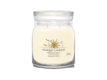 Yankee Candle Lumânare aromatică Signature sticlă medie Twinkling Lights 368 g