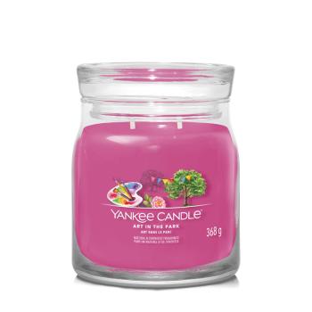 Yankee Candle Lumânare aromată Signature sticla medie Art in the Park 368 g