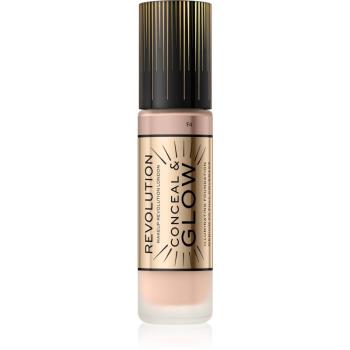 Makeup Revolution Conceal & Glow machiaj de stralucire pentru un look natural culoare F4 23 ml