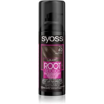 Syoss Root Retoucher culoare de uniformizare pentru rădăcini Spray culoare Black 120 ml