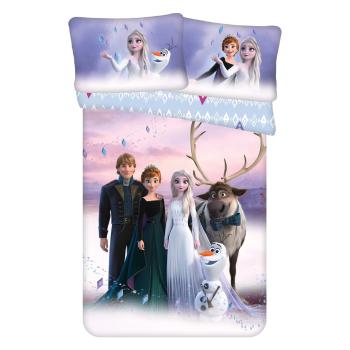 Lenjerie de pat din bumbac pentru copii pentru pătuț 100x135 cm Frozen 2 – Jerry Fabrics