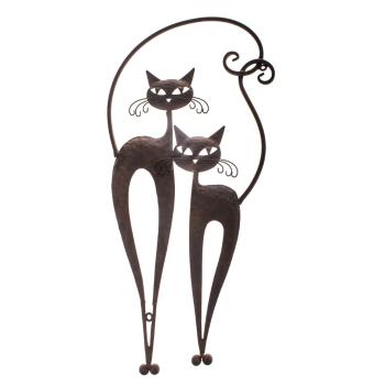 Decorațiune metalică de perete Dakls Cats II