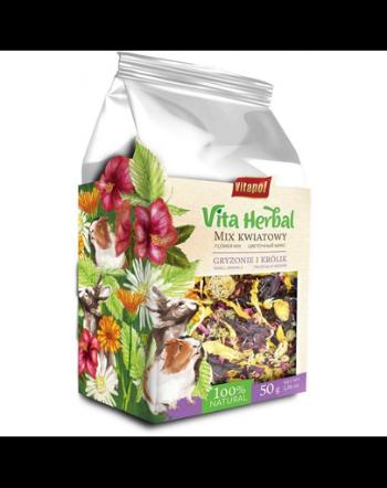 VITAPOL Vita Herbal Amestec de flori pentru rozatoare si iepuri 50g