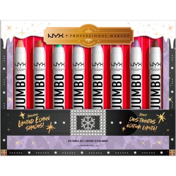 NYX Professional Makeup Limited Edition Xmass 2022 Mrs Claus Oh Deer Jumbo Eye Pencil Vault set de creioane pentru ochi 8x5 g