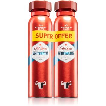 Old Spice Whitewater deodorant spray pentru bărbați 2x150 ml