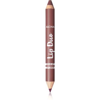 Alcina Lip Duo creion dermatograf cu două capete culoare Berry Nude