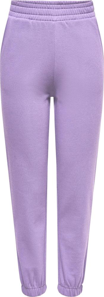 Jacqueline de Yong Pantaloni de trening pentru femei Regular Fit 15247597 Lavender S