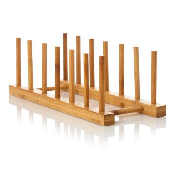 Klarstein Grilaj simplu de picurare, 100% bambus, 30 × 11,5 × 10,5 cm, insensibil la apă