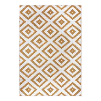 Covor de exterior galben ocru-alb 200x290 cm Malta – NORTHRUGS