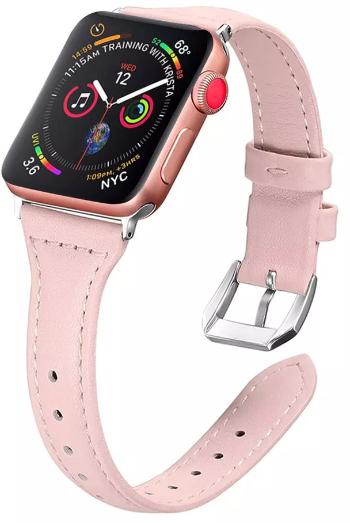 4wrist Curea din piele pentru Apple Watch - 38/40/41 mm - Pink