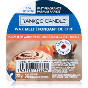 Yankee Candle Pumpkin Cinnamon Swirl ceară pentru aromatizator 22 g