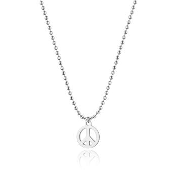 S`Agapõ Colier original din oțel Peace Smile SSM002