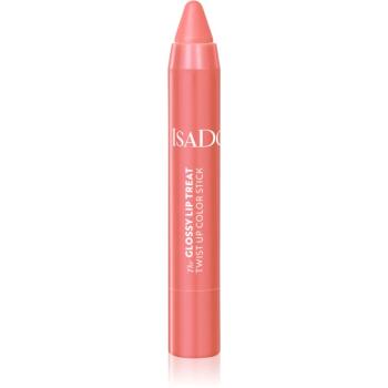 IsaDora Glossy Lip Treat Twist Up Color ruj hidratant culoare 09 Beach Peach 3,3 g