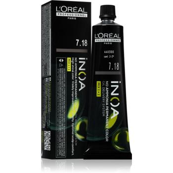 L’Oréal Professionnel Inoa Culoare permanenta pentru par fără amoniac culoare 7.18 60 ml