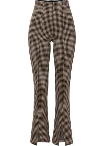 Pantaloni cu aspect jacquard