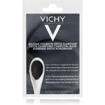 Vichy Mineral Masks Masca de curățare cu cărbune 2 x 6 ml