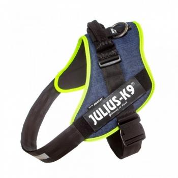 JULIUS-K9 IDC Power, ham caini, S, 7-15kg, jeans/neon