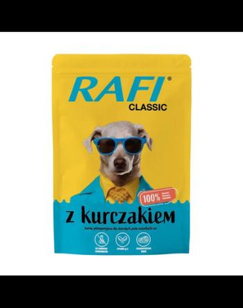 RAFI Classic hrana umeda cu pui pentru caini 400g