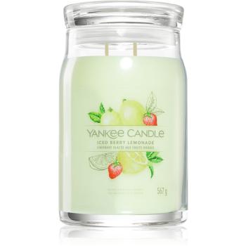 Yankee Candle Iced Berry Lemonade lumânare parfumată Signature 567 g