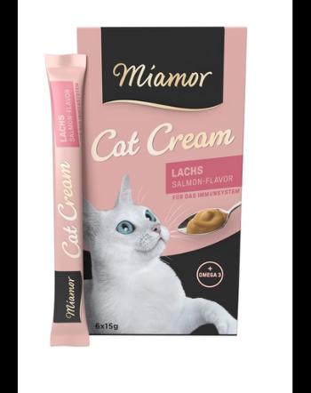 MIAMOR Cat Cream Recompensa crema pentru pisici, cu somon 6 x 15 ml