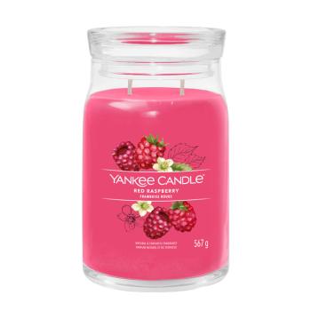 Yankee Candle Lumânare aromatică Signature sticlă mare Red Raspberry 567 g