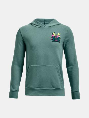 Under Armour UA Rival Fleece Anaml Hoodie Hanorac pentru copii Verde