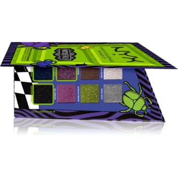 NYX Professional Makeup Beetlejuice Shadow Palette paleta de 8 culori 8x0,8 g